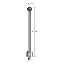 ATG-7075-SN M5 stylus with 7.0mm silicon nitride ball, carbide stem, and stainless steel base, 75.0mm long by Q-Mark Manufacturing, Inc.
