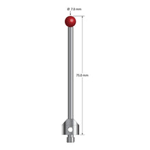 ATG-7075 M5 stylus with 7.0mm ruby ball, carbide stem, stainless steel base, 75mm long by Q-Mark Manufacturing, Inc.