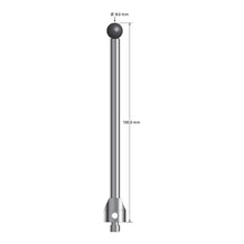 ATG-80100-SN M5 stylus with 8.0 mm silicon nitride ball, carbide stem, and stainless steel base, 100.0 mm long by Q-Mark Manufacturing, Inc.