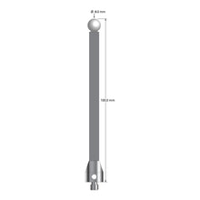 ATG-80100-TX-Z M5 stylus with 8.0mm zirconia ball, carbon fiber stem, and titanium base, 100mm long by Q-Mark Manufacturing, Inc.