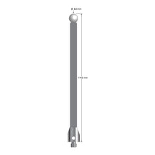 ATG-80114-TX-Z M5 stylus with 8.0mm zirconia ball, carbon fiber stem, and titanium base, 114.0mm long by Q-Mark Manufacturing, Inc.