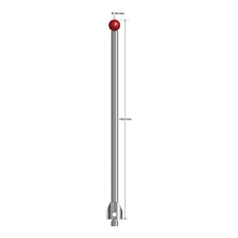 ATG-80140 M5 stylus with 8.0mm ruby ball, carbide stem, and stainless steel base, 140mm long by Q-Mark Manufacturing, Inc.
