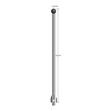 ATG-80155-SN M5 stylus, 8.0mm silicon nitride ball, carbide stem, stainless steel base, 155mm long by Q-Mark Manufacturing, Inc.