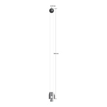 ATG-80160-C-SN M5 stylus with 8.0mm silicon nitride ball, ceramic stem, and aluminum base, 160mm long by Q-Mark Manufacturing, Inc.