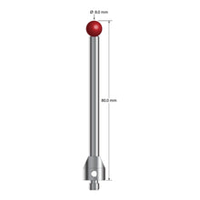 ATG-8080 M5 stylus with 8.0mm ruby ball, carbide stem, and stainless steel base, 80.0mm long by Q-Mark Manufacturing, Inc.