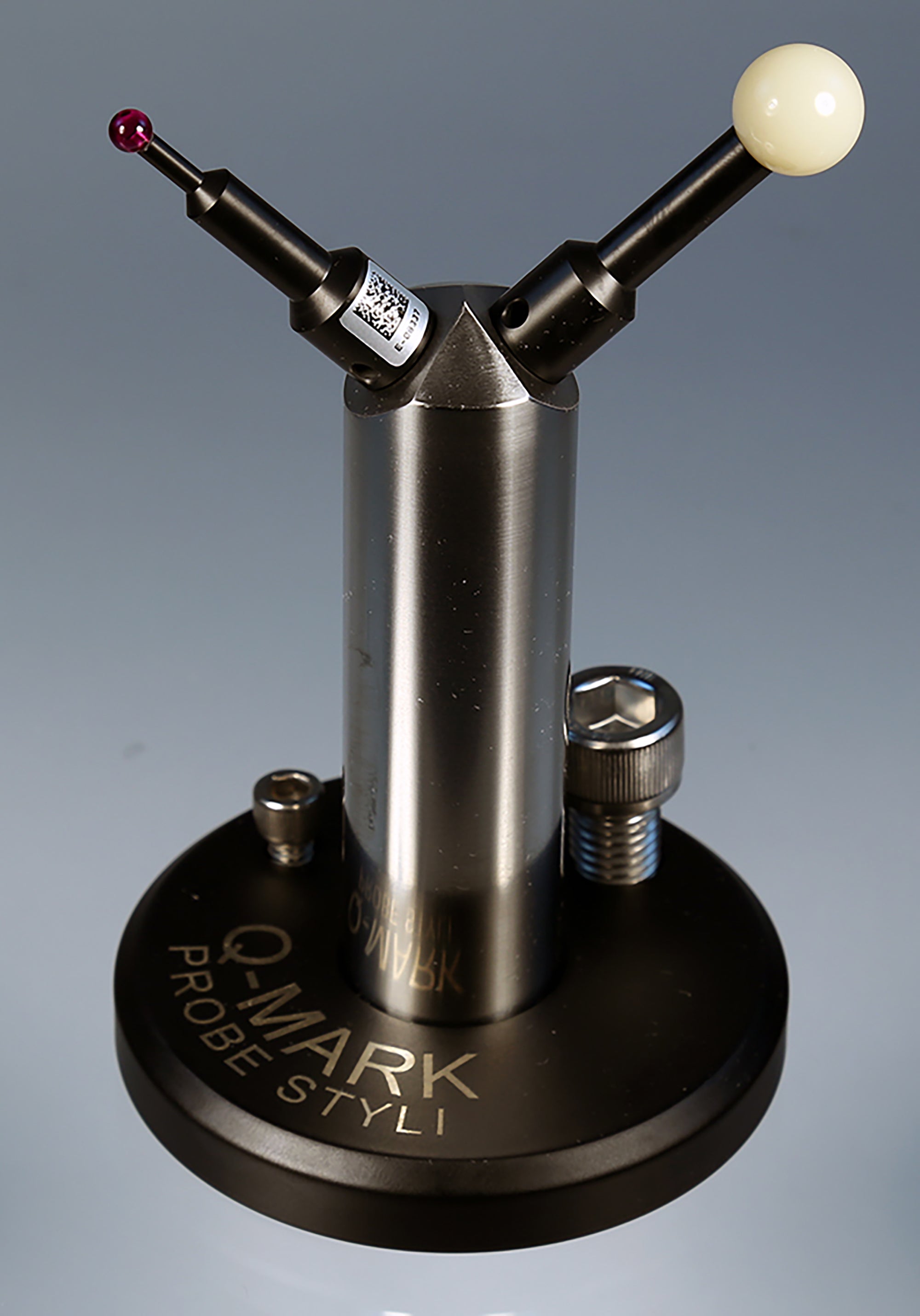 CAL-DKMB-DE M12 stainless steel dual calibration sphere base by Q-Mark Manufacturing, Inc.