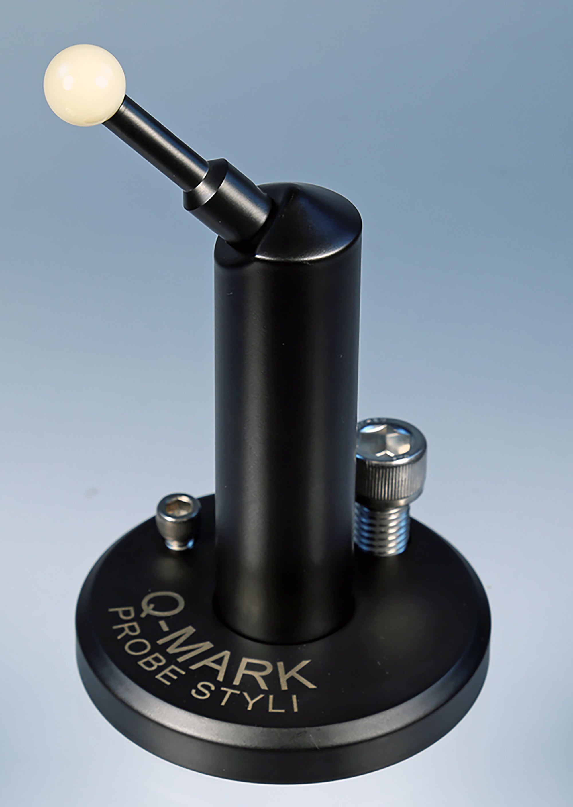 CAL-DKMB stainless steel 45-degree base for calibration spheres, 85mm diameter x 112mm high post by Q-Mark Manufacturing, Inc.
