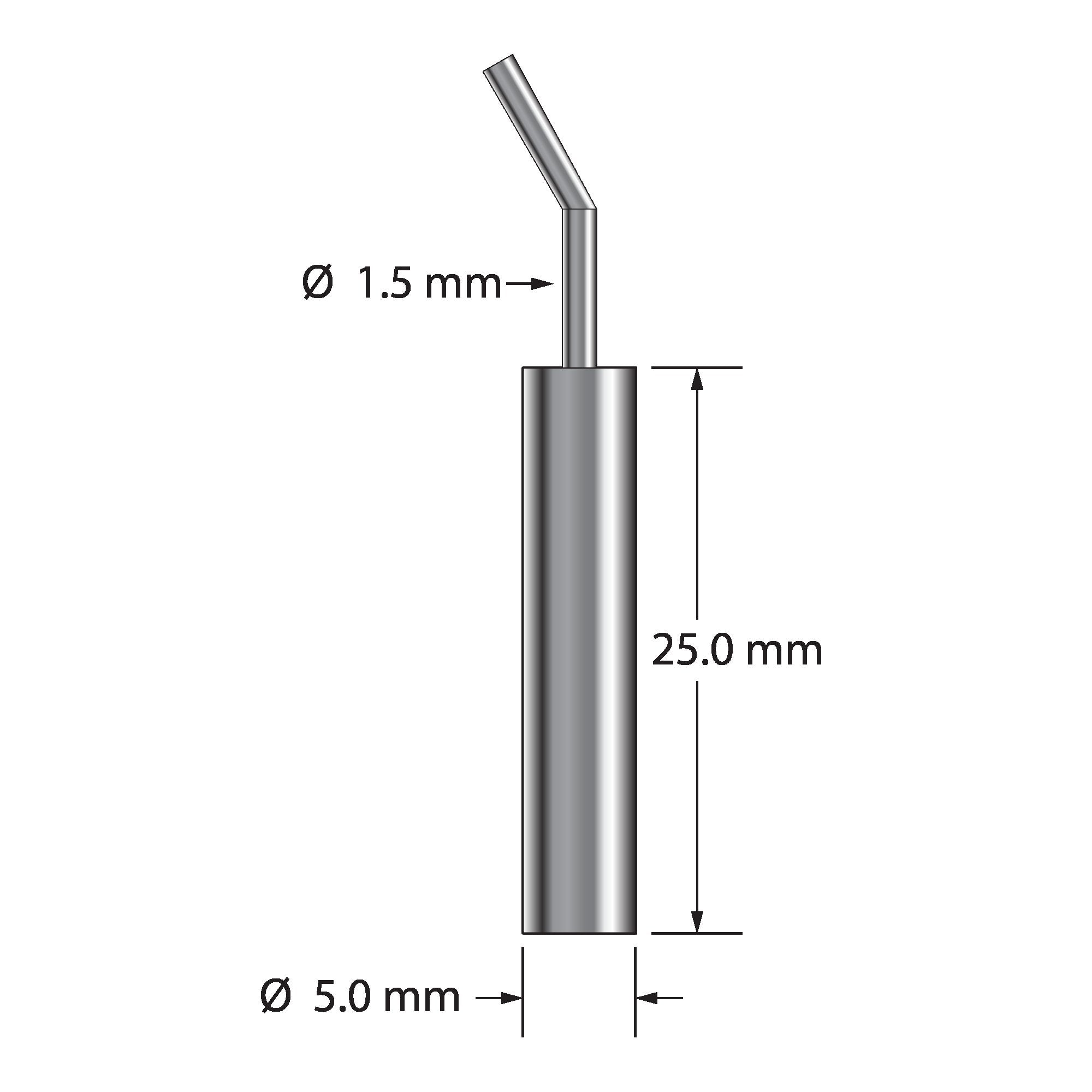 PK-3 M3 offset probe key, stainless steel handle with tempered tool steel key by Q-Mark Manufacturing, Inc.