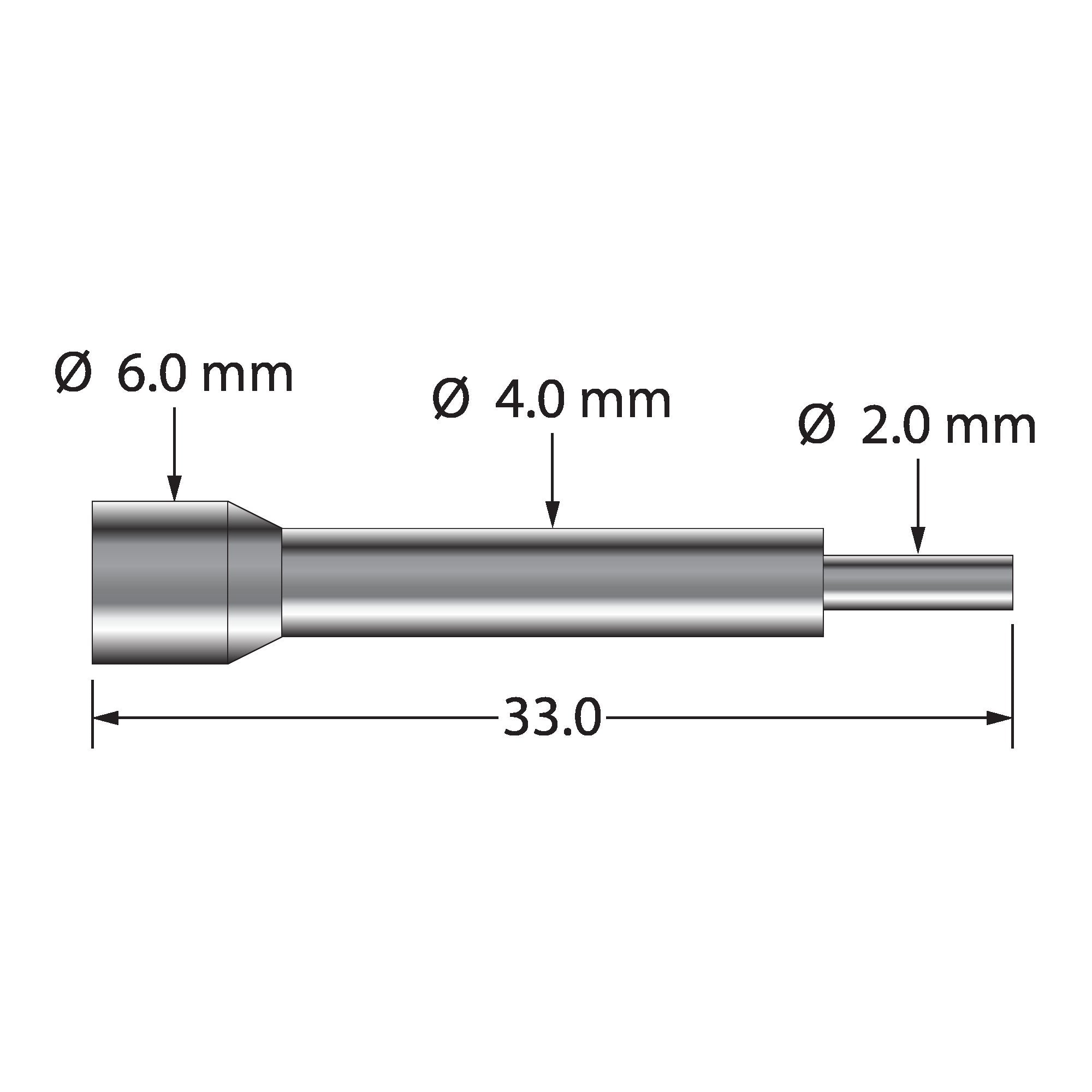 PK-4-GT M4 probe key, hardened and tempered tool steel, by Q-Mark Manufacturing, Inc.