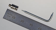 RAP-5PF-CE rotary adapter with conical receiver, 5.0mm diameter x 7.0mm long, stainless steel.