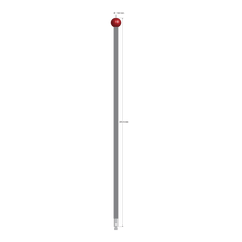 TM3-100205-G M3 stylus with ruby ball, carbon fiber stem, and stainless steel base, 205mm long by Q-Mark Manufacturing, Inc.