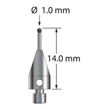 TM3-1014-TX-8-SN M3 stylus with 1.0mm silicon nitride ball and titanium base by Q-Mark Manufacturing, Inc.
