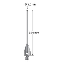 TM3-1035-TX-8-SN M3 1.0mm silicon nitride ball stylus, titanium base, 35.0mm long by Q-Mark Manufacturing, Inc.