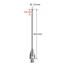 TM3-1044-TX M3 1.0mm ruby ball, stepped carbide stem, titanium base, 44.0mm by Q-Mark Manufacturing, Inc.