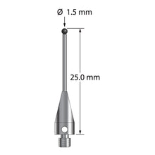TM3-1525-TX-SN M3 1.5mm silicon nitride stylus with carbide stem and titanium base, 25mm long by Q-Mark Manufacturing, Inc.