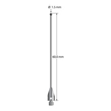 TM3-1560-TX-SN M3 stylus with 1.5mm silicon nitride ball, carbide stem, titanium base, 60mm long by Q-Mark Manufacturing, Inc.