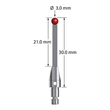 TM3-3030-TX-CS M3 ruby ball stylus with carbon fiber stem, titanium base, 30mm length by Q-Mark Manufacturing, Inc.