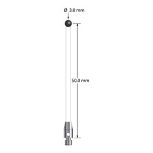 TM3-3051.5-C-SN M3 stylus with 3.0mm silicon nitride ball and ceramic stem, 50.0mm long by Q-Mark Manufacturing, Inc.