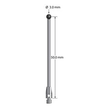 TM3-3051.5-SN M3 stylus with 3.0mm silicon nitride ball, carbide stem, and stainless steel base by Q-Mark Manufacturing, Inc.