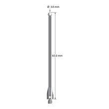 TM3-3065-TX-Z M3 stylus with zirconia ball, carbon fiber stem, and titanium base, 65mm long by Q-Mark Manufacturing, Inc.