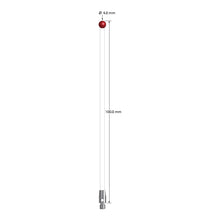 TM3-40100-C M3 stylus with 4.0mm ruby ball, ceramic shaft, stainless steel base, 100mm long by Q-Mark Manufacturing, Inc.