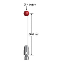 TM3-4032-C M3 stylus with ruby ball, ceramic stem, and stainless steel base by Q-Mark Manufacturing, Inc.