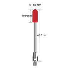TM3-4040-B M3 stylus with 4.0mm ruby cylinder, carbide stem, and stainless steel base, 40.0mm long by Q-Mark Manufacturing, Inc.