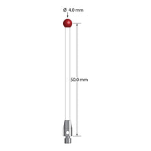 TM3-4052-C M3 4.0mm ruby ball stylus with ceramic stem and stainless steel base by Q-Mark Manufacturing, Inc.