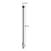 TM3-4070-SN M3 stylus with 4.0mm silicon nitride ball and stainless steel base, 70.0mm long by Q-Mark Manufacturing, Inc.
