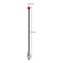 TM3-4075-TX M3 stylus with 4.0mm ruby ball, carbon fiber stem, and titanium base, 75.0mm long by Q-Mark Manufacturing, Inc.