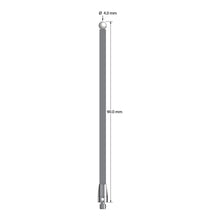 TM3-4090-TX-Z M3 stylus with 4.0mm zirconia ball, carbon fiber stem, and titanium base, 90mm long by Q-Mark Manufacturing, Inc.