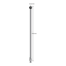 TM3-50100-SN M3 stylus with 5.0mm silicon nitride ball, carbide stem, and stainless steel base, 100mm long by Q-Mark Manufacturing, Inc.