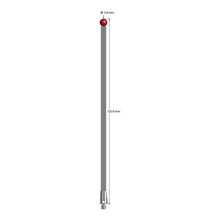 TM3-50125-TX M3 5.0mm ruby ball carbon fiber stylus, 125.0mm long, by Q-Mark Manufacturing, Inc.