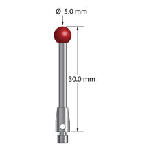 TM3-5030 M3 stylus with 5.0mm ruby ball, carbide stem, stainless steel base, 30.0mm long by Q-Mark Manufacturing, Inc.