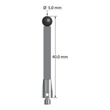 TM3-5040-TX-SN M3 stylus with 5.0mm silicon nitride ball, carbon fiber stem, titanium base, 40mm long by Q-Mark Manufacturing, Inc.