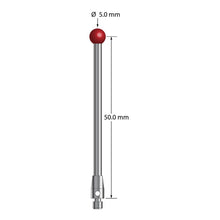 TM3-5052.5 M3 stylus with ruby ball, carbide stem, and stainless steel base by Q-Mark Manufacturing, Inc.