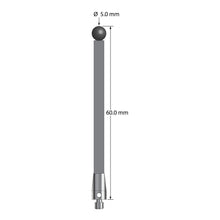 TM3-5060-TX-SN M3 stylus with 5.0mm silicon nitride ball, carbon fiber stem, and titanium base, 60.0mm long by Q-Mark Manufacturing, Inc.