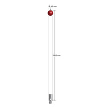 TM3-60100-C M3 stylus with 6.0mm ruby ball, ceramic stem, and stainless steel base, 100mm long by Q-Mark Manufacturing, Inc.