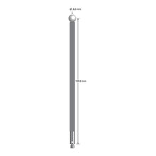 TM3-60103-G-Z M3 stylus with 6.0mm zirconia ball, carbon fiber stem, and stainless steel base by Q-Mark Manufacturing, Inc.