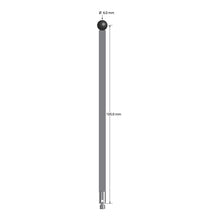 TM3-60108-G-SN M3 stylus with 6mm silicon nitride ball, carbon fiber stem, and stainless steel base, 105mm long.