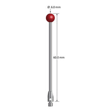 TM3-6060 M3 stylus with 6.0mm ruby ball, carbide stem, and stainless steel base, 60.0mm long by Q-Mark Manufacturing, Inc.
