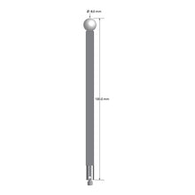 TM3-80100-TX-Z M3 stylus with 8.0mm zirconia ball, carbon fiber stem, and titanium base, 100mm long.