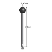 TM3-8050-SN M3 stylus with 8.0mm silicon nitride ball and carbide stem, 50.0mm long by Q-Mark Manufacturing, Inc.