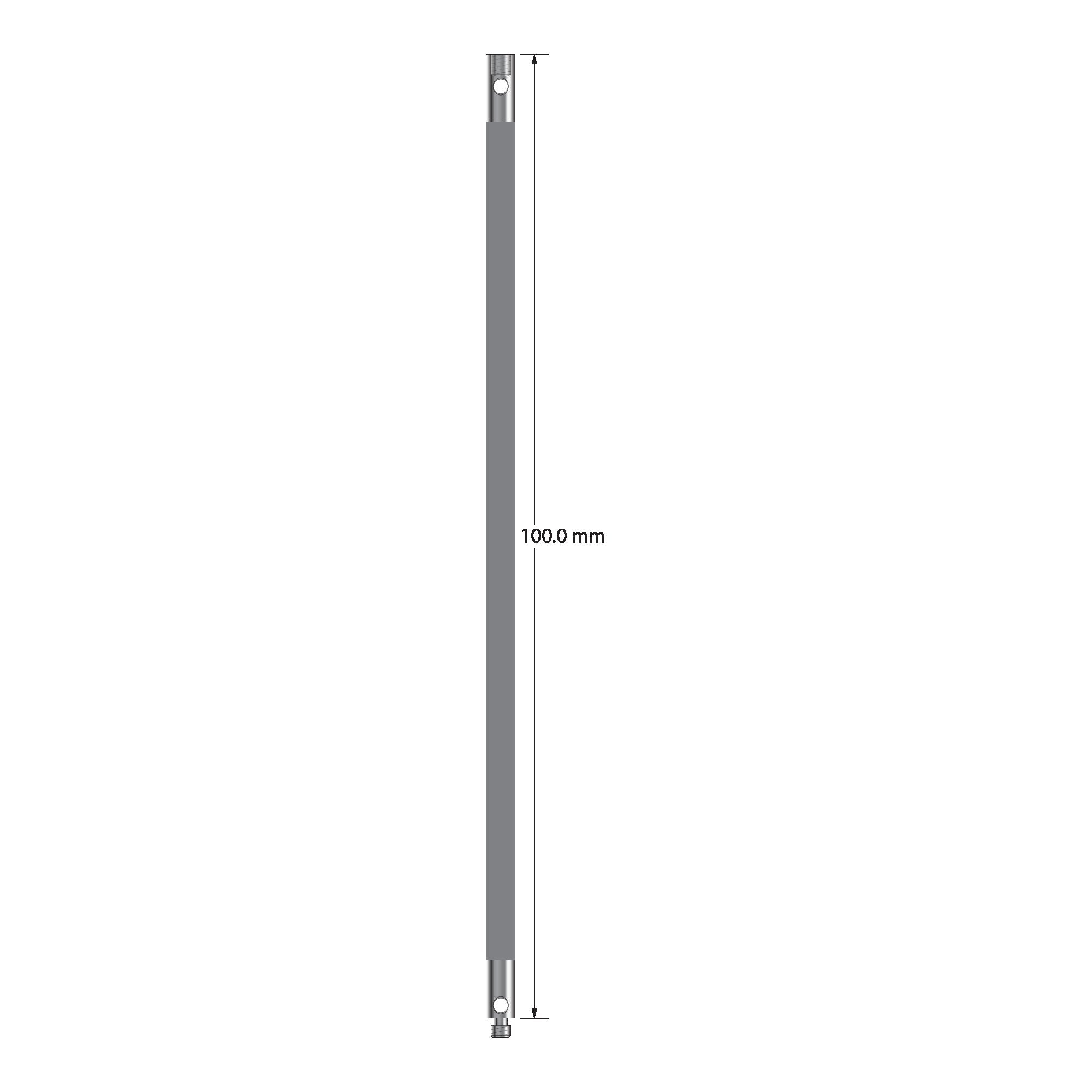 VM2-100-G M2 extension, 3.0mm carbon fiber, 100mm length by Q-Mark Manufacturing, Inc.