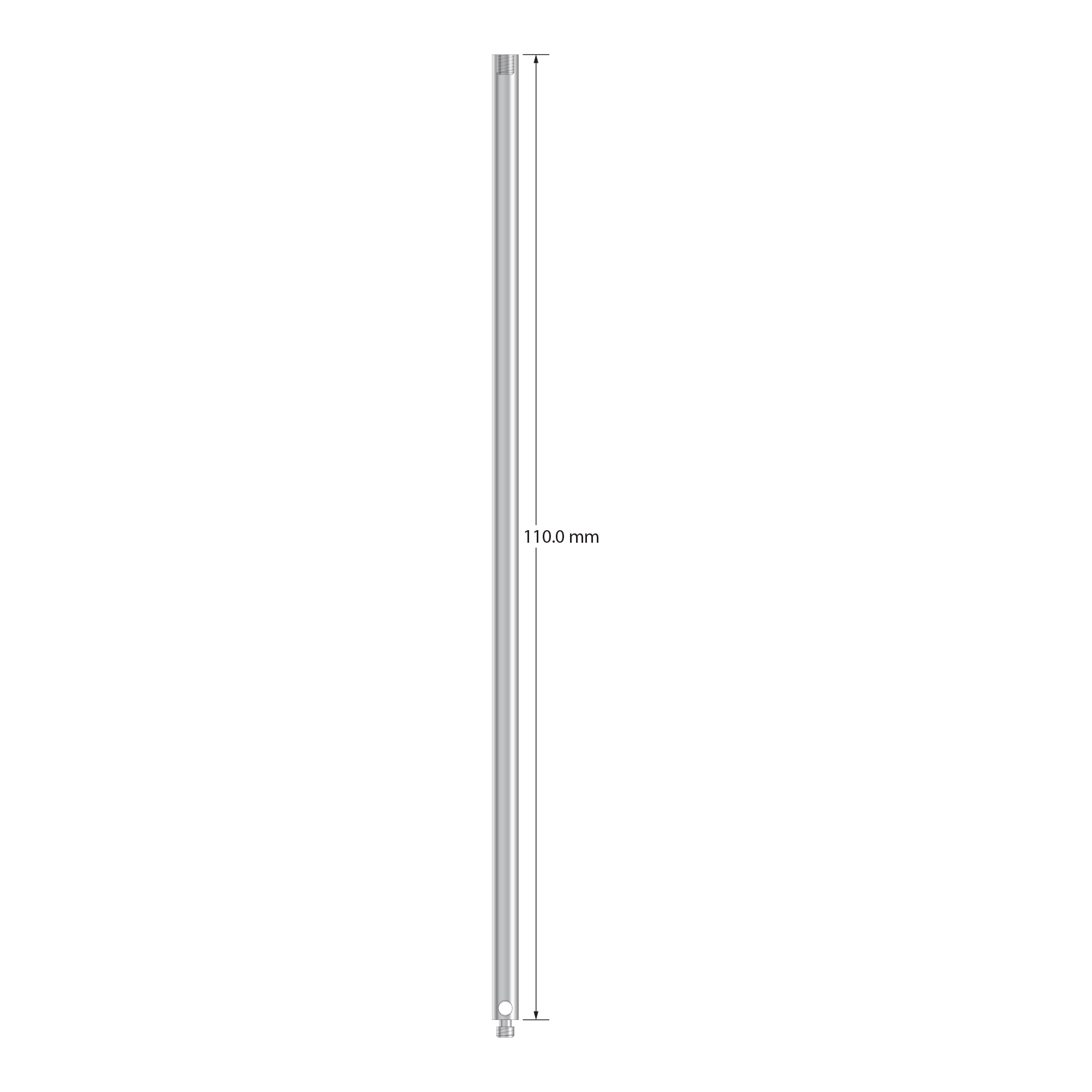 VM2-110 M2 extension, stainless steel, 3.0mm diameter x 110.0mm long by Q-Mark Manufacturing, Inc.