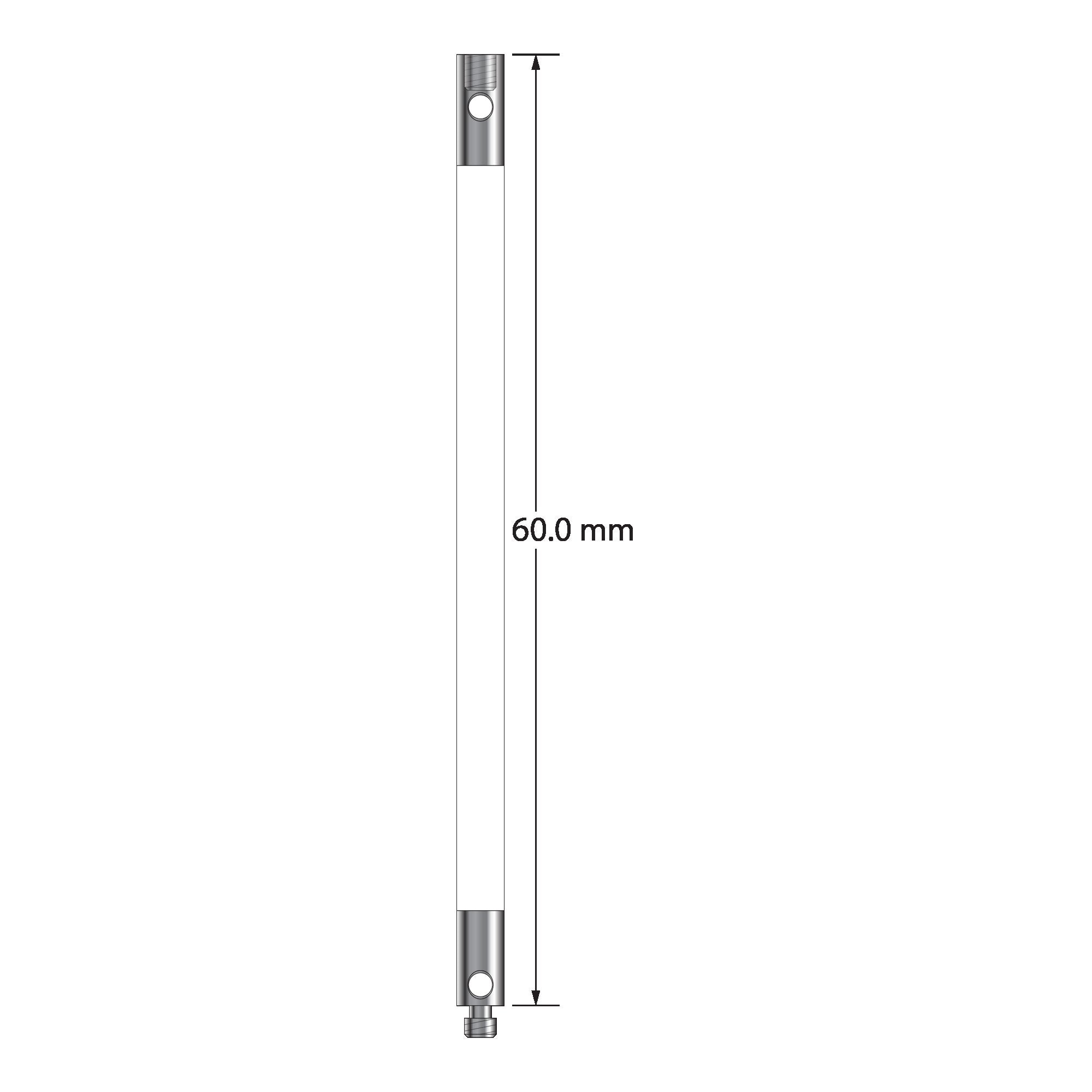 VM2-60-C M2 extension, 3.0mm diameter, ceramic body with stainless steel fittings, 60mm long by Q-Mark Manufacturing, Inc.