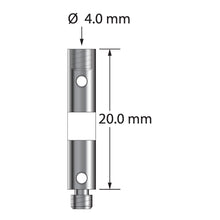 VM3-20-C M3 extension, 4.0mm diameter ceramic, with stainless steel fittings, 20.0mm length by Q-Mark Manufacturing, Inc.