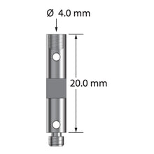 VM3-20-G M3 extension, 4.0mm carbon fiber, stainless steel fittings, 20mm by Q-Mark Manufacturing, Inc.