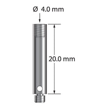 VM3-20 M3 stainless steel extension, 4.0mm diameter, 20.0mm length by Q-Mark Manufacturing, Inc.