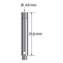 VM3-25 M3 stainless steel extension, 4.0mm diameter, 25.0mm length by Q-Mark Manufacturing, Inc.
